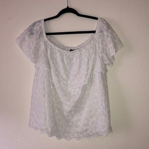 Off the shoulder women’s top